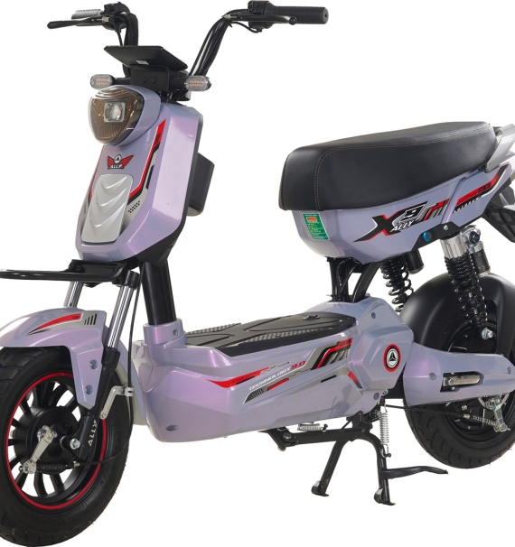 Xe Đạp Điện Ally X9 Dùng 4 Bình Ắc Quy 20A (Đầy Đủ Giấy Tờ)
